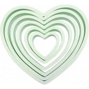 PME Heart Cutter - Set of 6