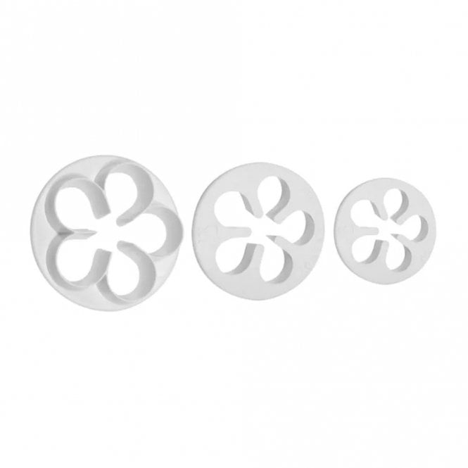 PME Larger 5 Petal Cutter - Set of 3
