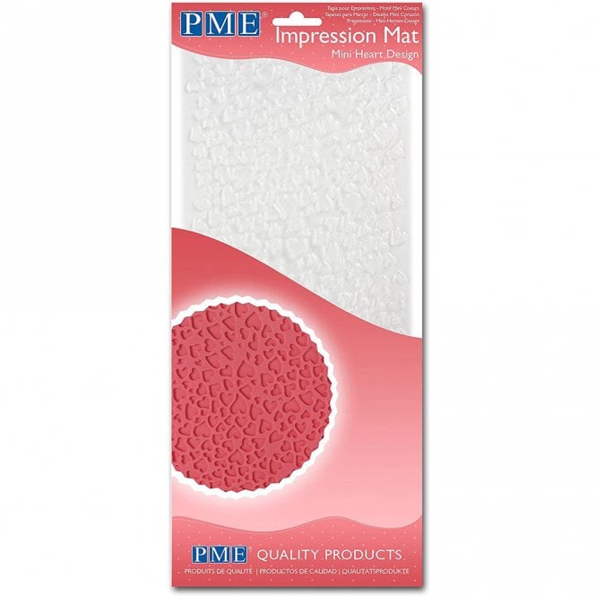 PME Mini Heart Design Impression Mat
