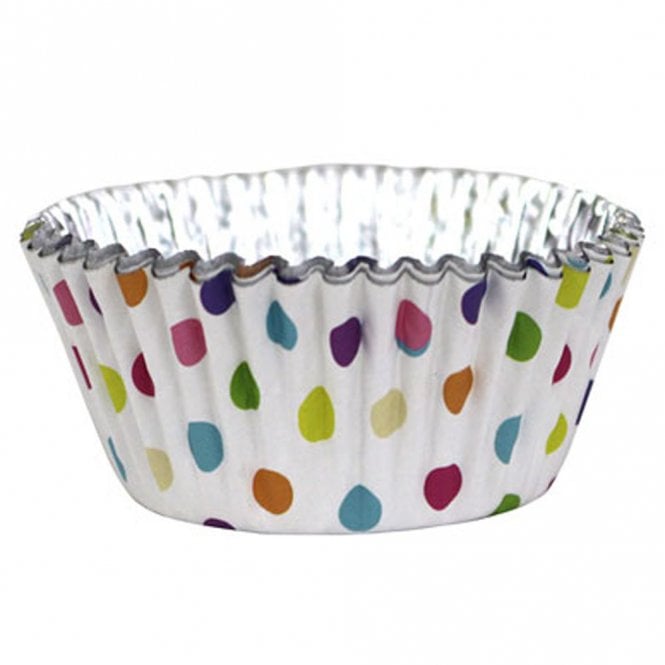 PME Multi Col - Trimmed Foil Lined Baking Cases - Pack of 30