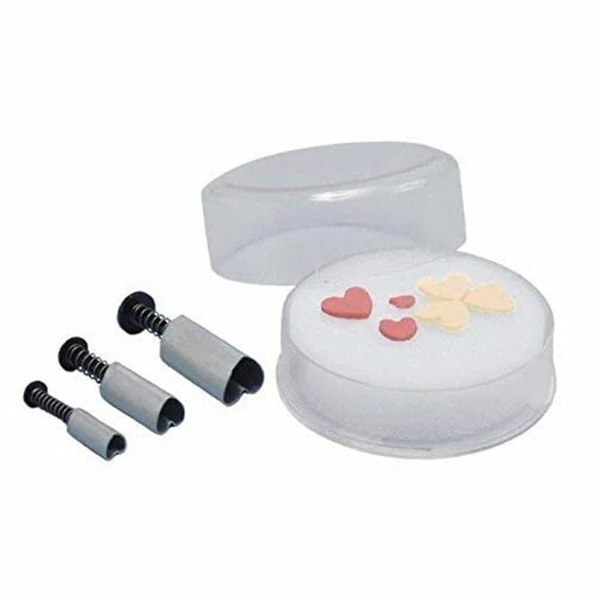 PME Novelty Plunger Cutter - S/M/L Heart Shape Set of 3