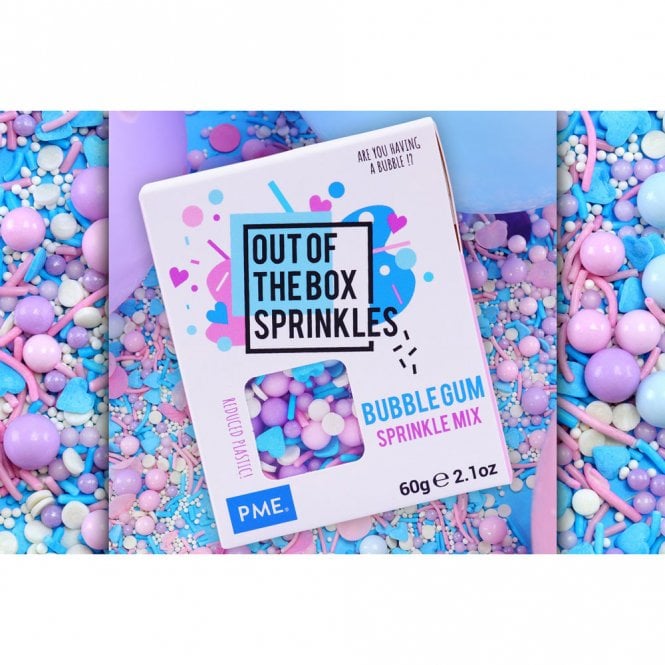 PME Out of the Box Sprinkle Mix - Bubble Gum Mix 60g