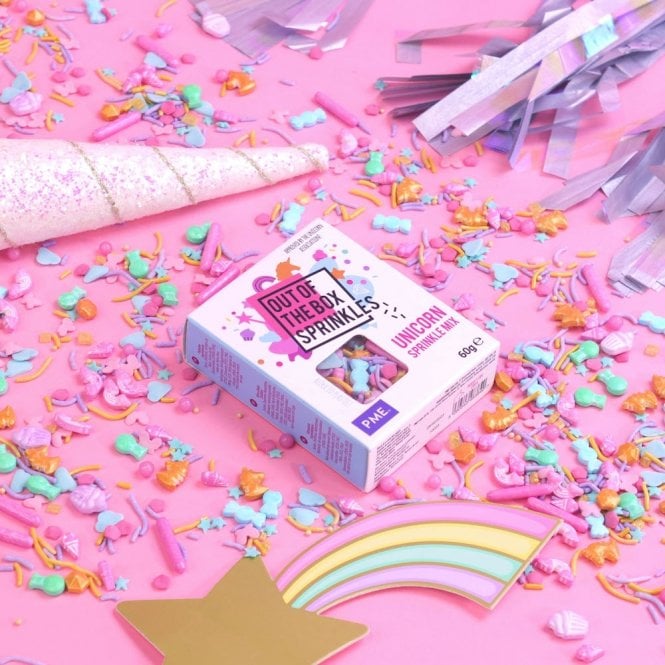 PME Out of the box sprinkles - Unicorn sprinkle mix 60g