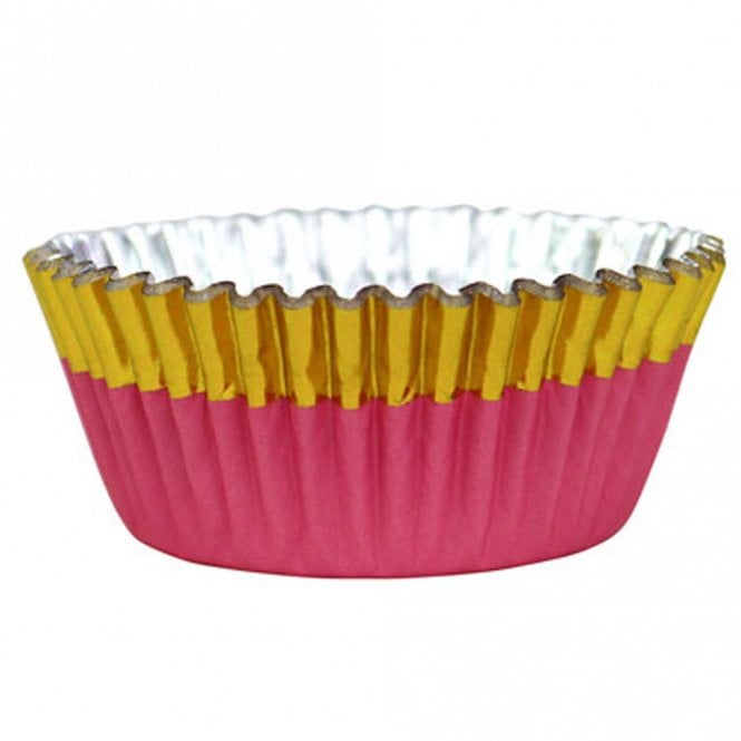 PME Peach & Gold - Trimmed Foil Lined Baking Cases - Pack of 30