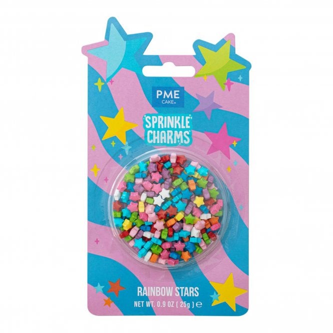 PME Rainbow Stars Sprinkle Charms (25g / 0.9oz)