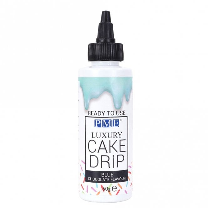 PME Ready To Use Luxury Cake Drip - Blue Chocolate Flavour
