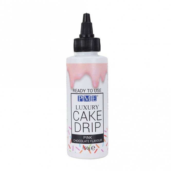 PME Ready To Use Luxury Cake Drip - Pink Chocolate Flavour