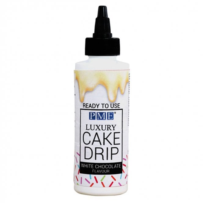 PME Ready To Use Luxury Cake Drip - White Chocolate Flavour