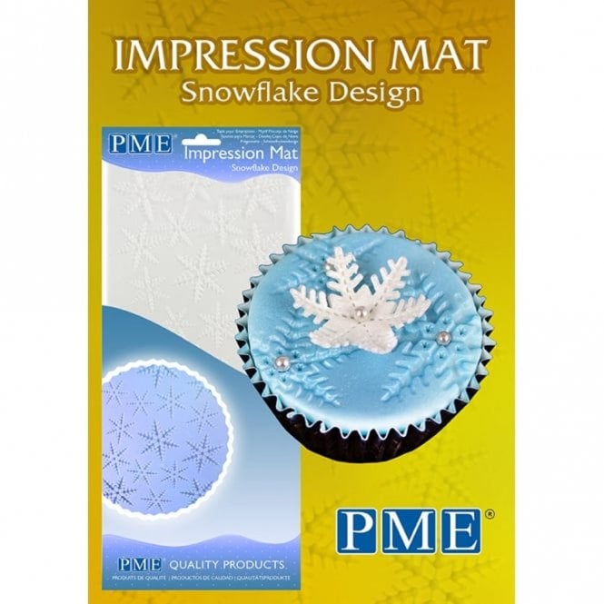 PME Snowflake Design Impression Mat