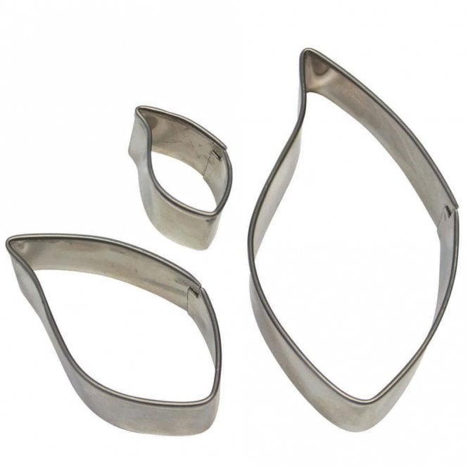 PME Stainless Steel Leaf Cutter Set of 3