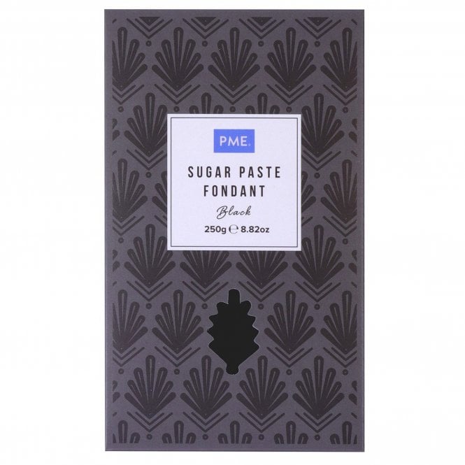PME Sugar Paste Fondant - Black 250g
