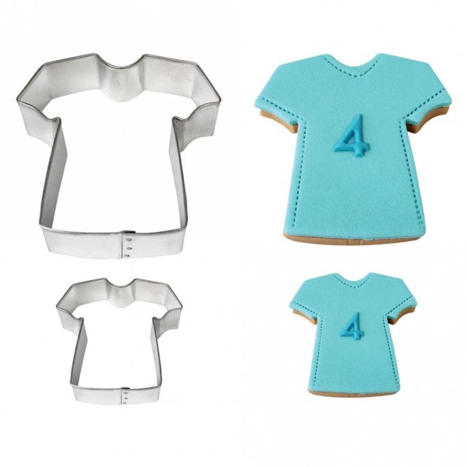 PME T Shirt Cookie & Cake Cutter - Set Of 2