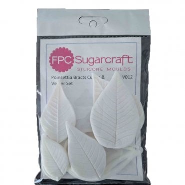 Poinsettia Bracts Cutter & Veiner Set