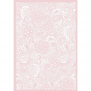 Point de France Lace Cake Stencil