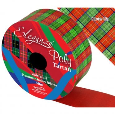 Poly 50mm x 50m Tartan