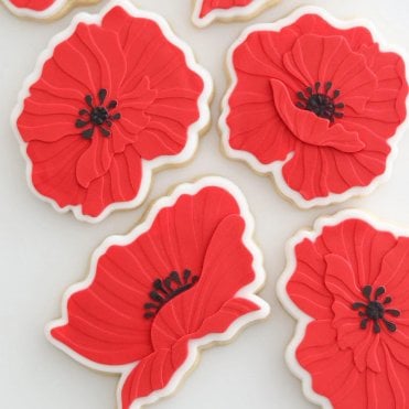 Poppy Flower Debossers & Cutters - Set of 3