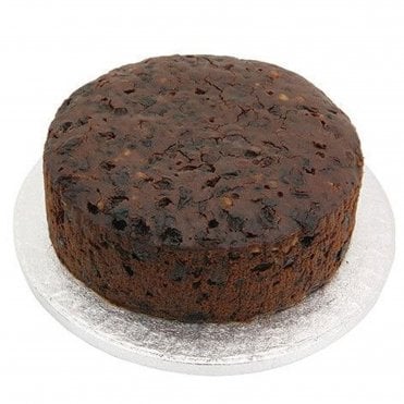Premium Ready-Made Round Fruit Cake - Perfect for Elegant Decorations