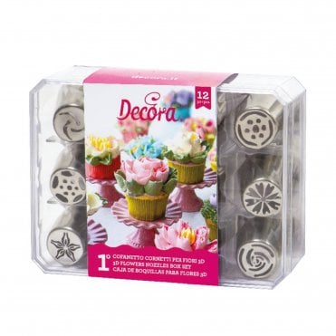 Premium 'Russian Themed' Piping Nozzle Kit of 12