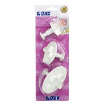 Pretty Butterfly Plunger Cutters - Set of 3