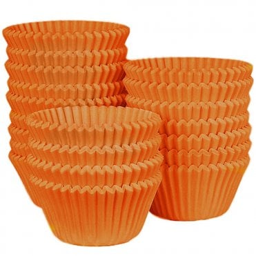 Professional Orange Muffin Cases - 51 x 38mm - Pack Of 500