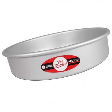 ProSeries Anodized Aluminum Round Cake Pans - 3" Depth