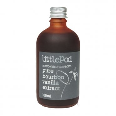 Pure Bourbon Vanilla Extract 100ml - Responsibly Sourced Best Before: 28/06/2025