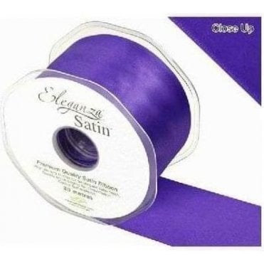 Purple - Double Faced Satin Ribbon