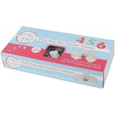 Push Easy Mini Cutters - Numbers - Set 10 Piece