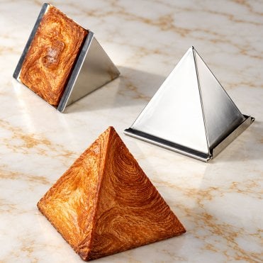Pyramid Croissant Stainless Steel Mould