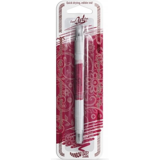 Rainbow Dust Burgundy - Edible Food Art Pen