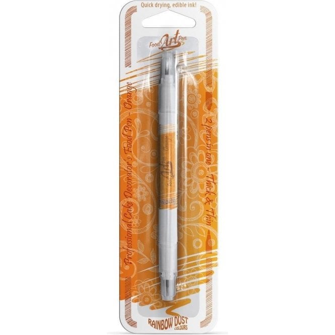Rainbow Dust Orange - Edible Food Art Pen