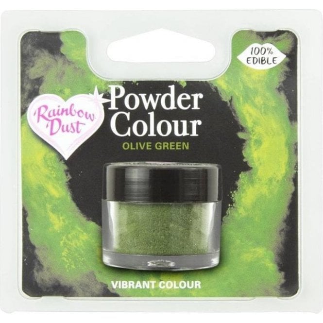 Rainbow Dust Powder Colour - Olive Green