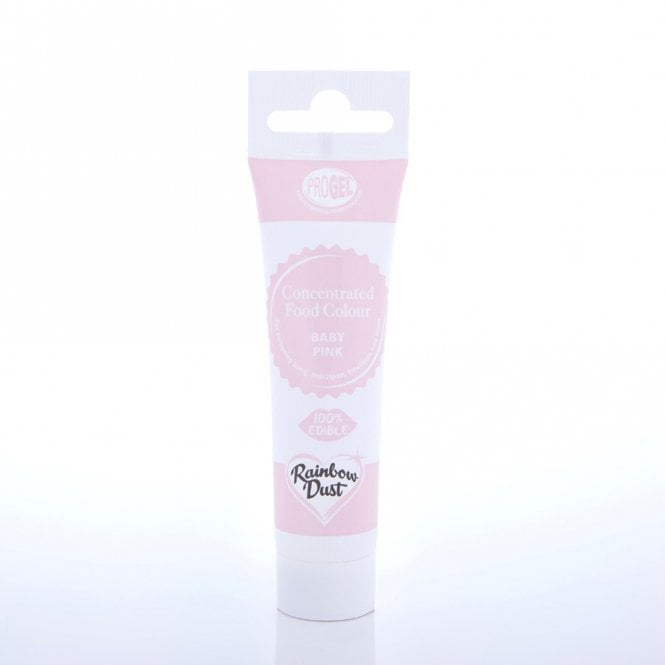 Rainbow Dust ProGel Baby Pink Professional Food Gel Colours 25g