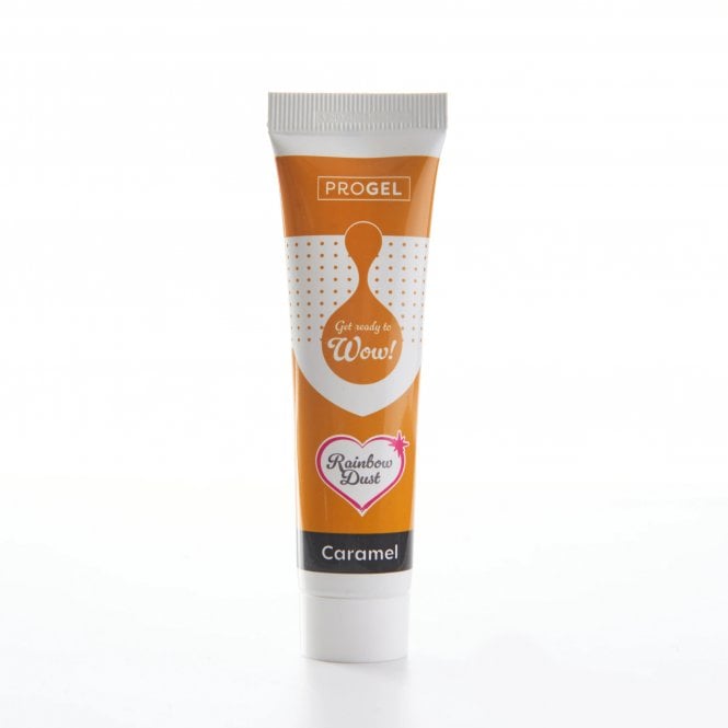 Rainbow Dust ProGel Caramel Professional Food Gel Colours - 25g