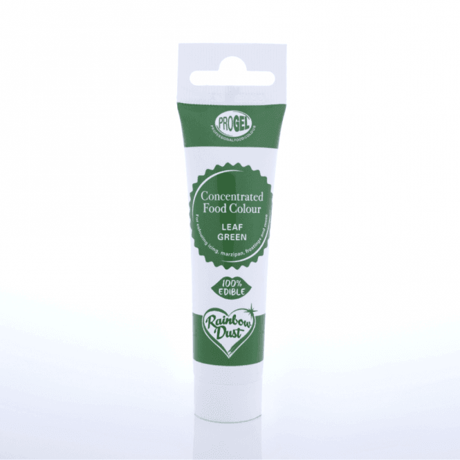 Rainbow Dust ProGel Leaf Green Professional Food Gel Colours 25g