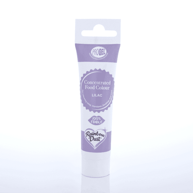 Rainbow Dust ProGel Lilac Professional Food Gel Colours 25g