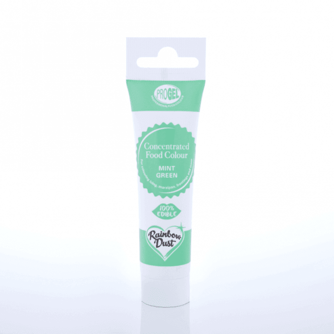 Rainbow Dust ProGel Mint Green Professional Food Gel Colours 25g