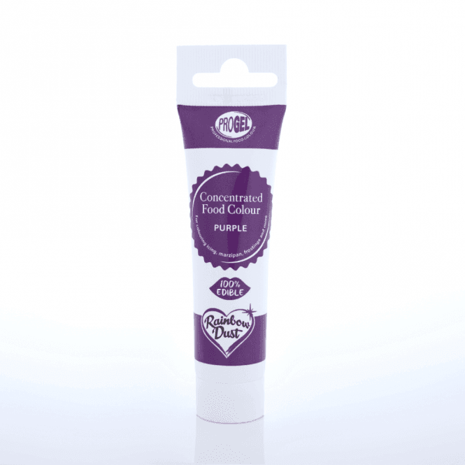 Rainbow Dust ProGel Purple Professional Food Gel Colours 25g