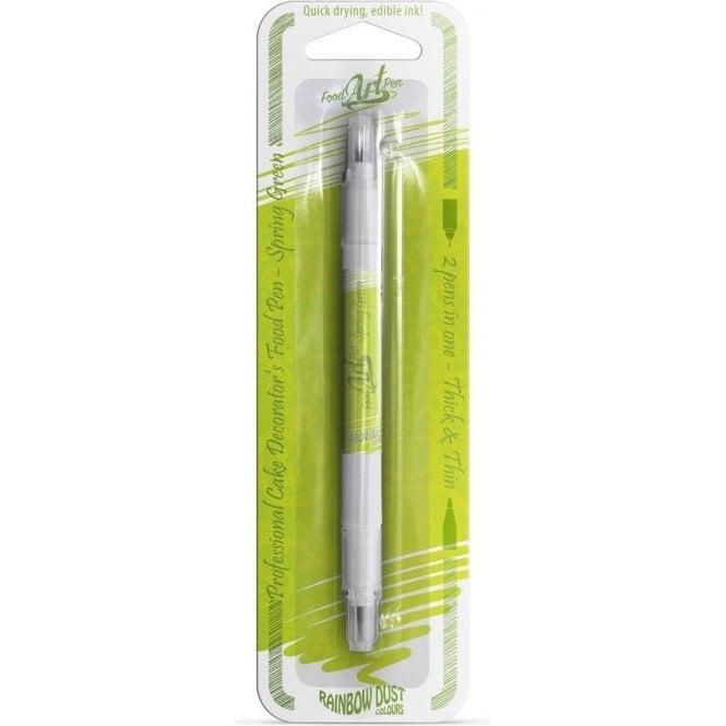 Rainbow Dust Spring Green - Edible Food Art Pen