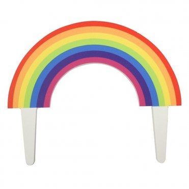 Rainbow Gumpaste Cake Topper