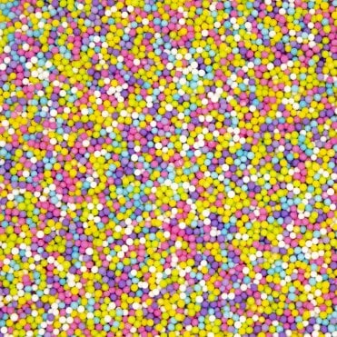 Rainbow Pariels Edible Sprinkles – 2mm - 80g