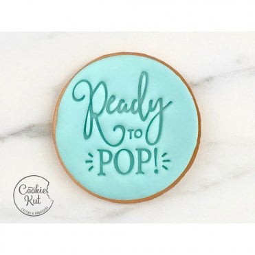 Ready To Pop! - Baby Shower Embosser Stamp