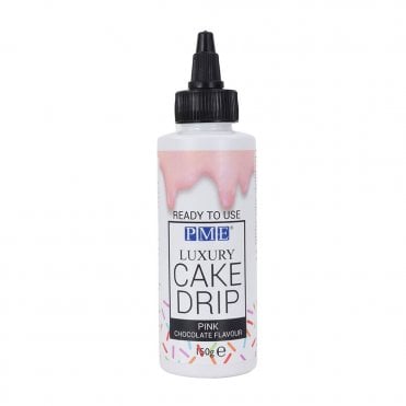 Ready To Use Luxury Cake Drip - Pink Chocolate Flavour