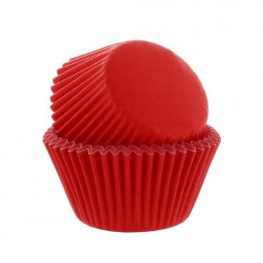 Red Baking Cupcake Cases