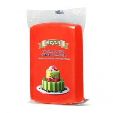 Red Premium Sugar Paste Fondant - 1kg