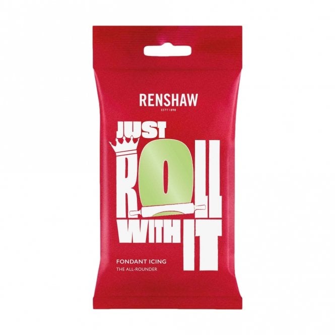 Renshaw 250g Pastel Green Ready To Roll Sugarpaste Fondant Icing Best Before: 28/05/2025