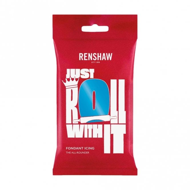Renshaw 250g Turquoise Ready To Roll Sugarpaste Fondant Icing Best Before: 28/05/2025
