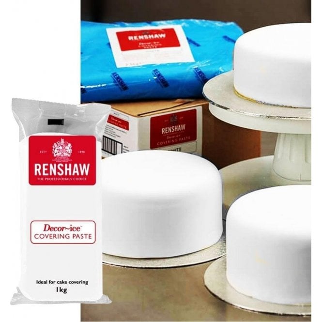 Renshaw White Covering Paste Ready to Roll Fondant Icing