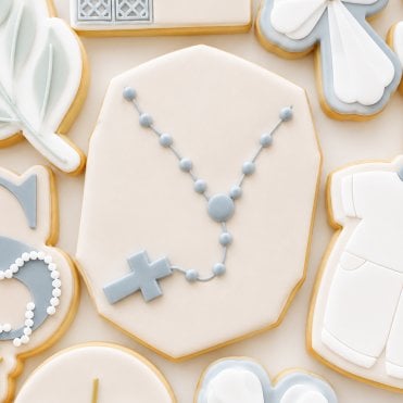 Rosary Beads on Plate Stamp & Cutter
