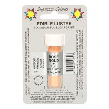 Rose Gold - Edible Lustre Dusting Colour 2g